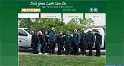 Desktop Screenshot of irishgreenlawncare.com