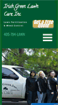 Mobile Screenshot of irishgreenlawncare.com